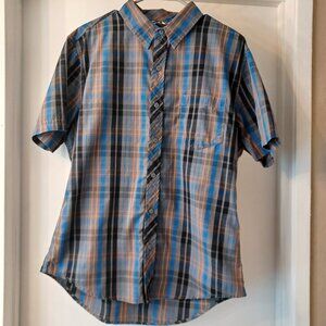Tony Hawk plaid short sleeve shirt - Size  L